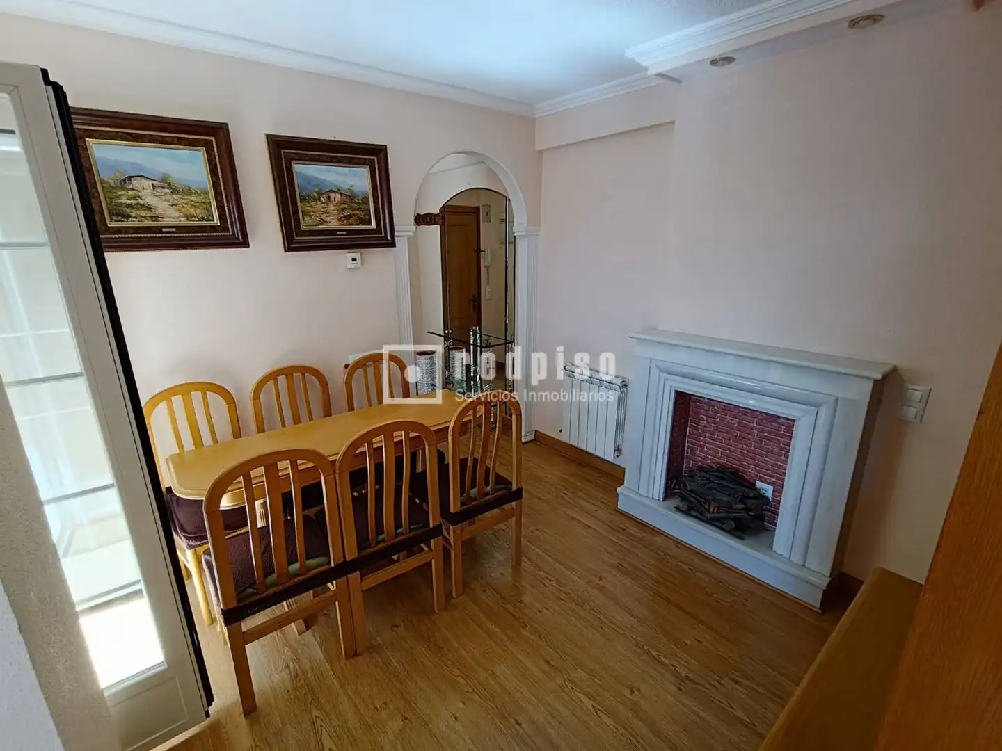 Comedor de Piso de alquiler en Madrid con Calefacción, Jardín privado y Terraza