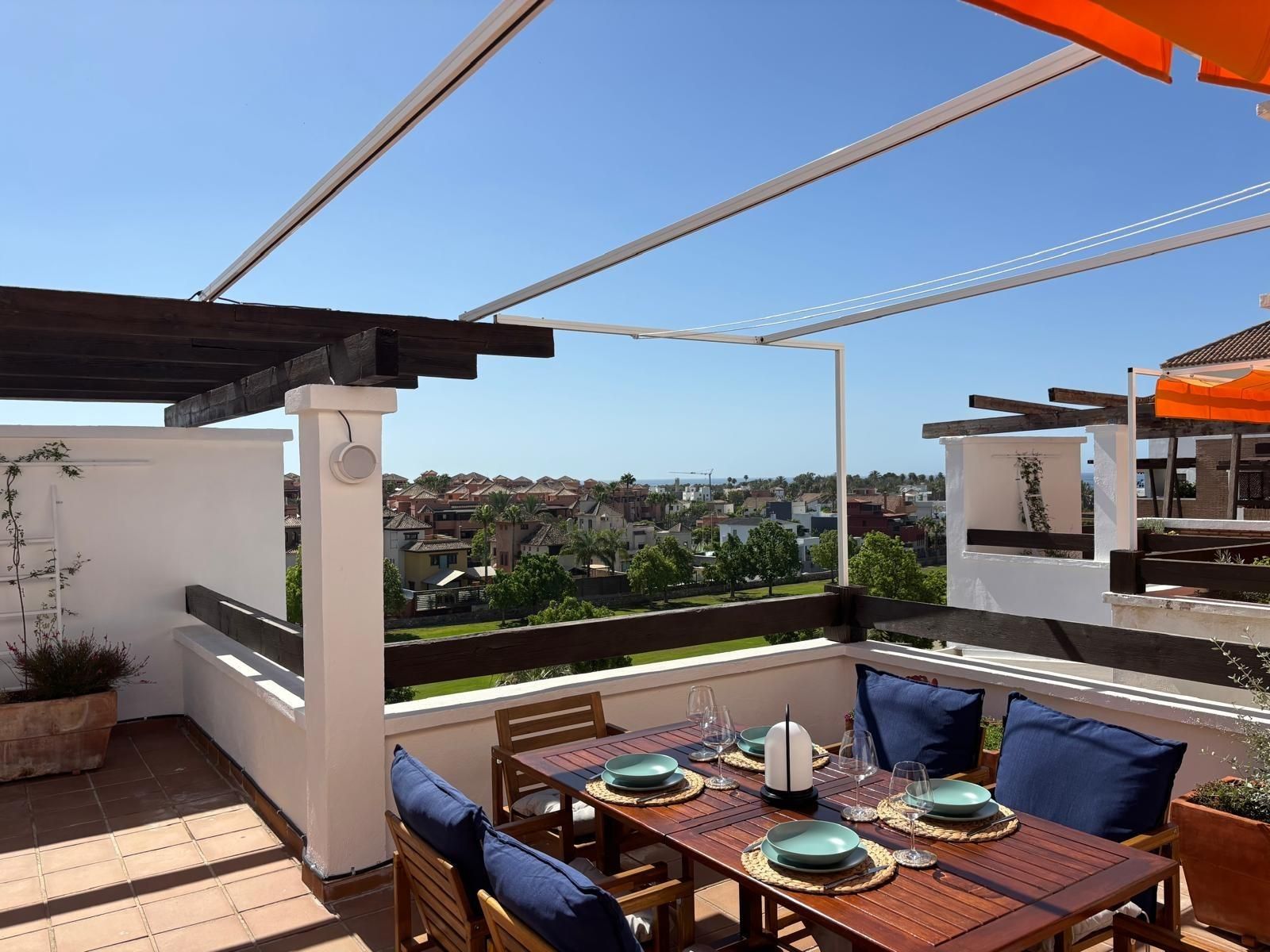 Terrace of Attic to rent in Motril  with Air Conditioner, Heating and Private garden