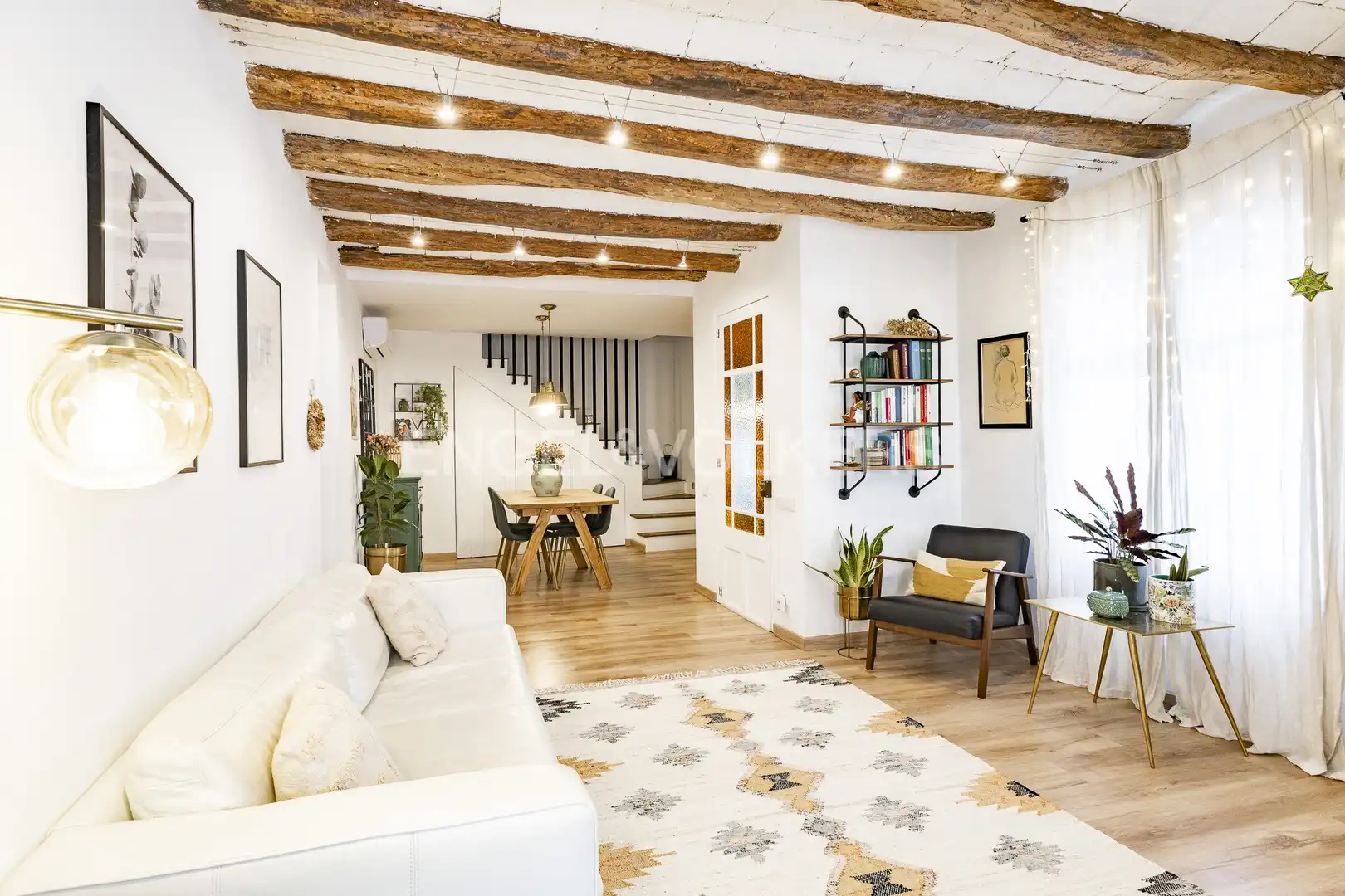 Living room of Houses for sale in Molins de Rei, Barcelona