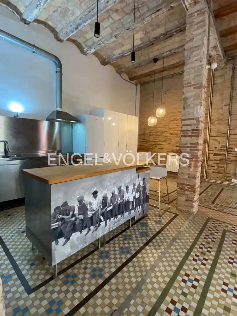 Kitchen of Flat for rent in Valencia  with Air Conditioner and Heating