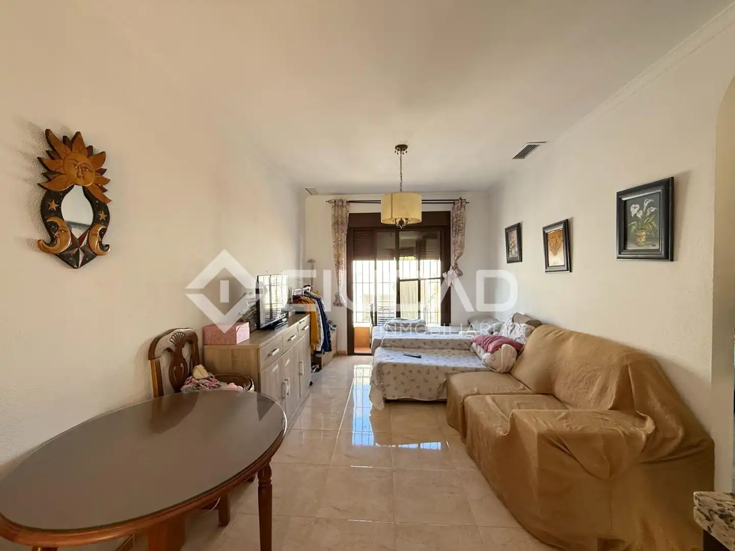 Living room of Flat for sale in Chipiona  with Terrace and Furnished
