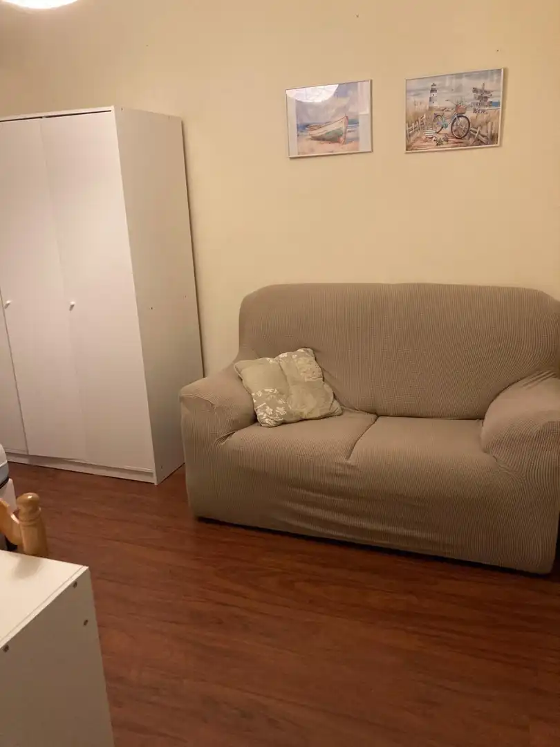 Living room of Flat for rent in Ferrol  with Heating, Parquet flooring and Furnished