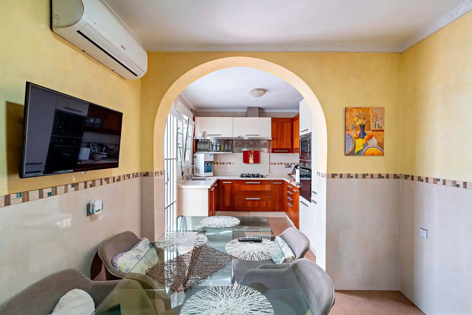 Cocina de Casa o chalet en venta en Roquetas de Mar con Aire acondicionado, Trastero y Alarma