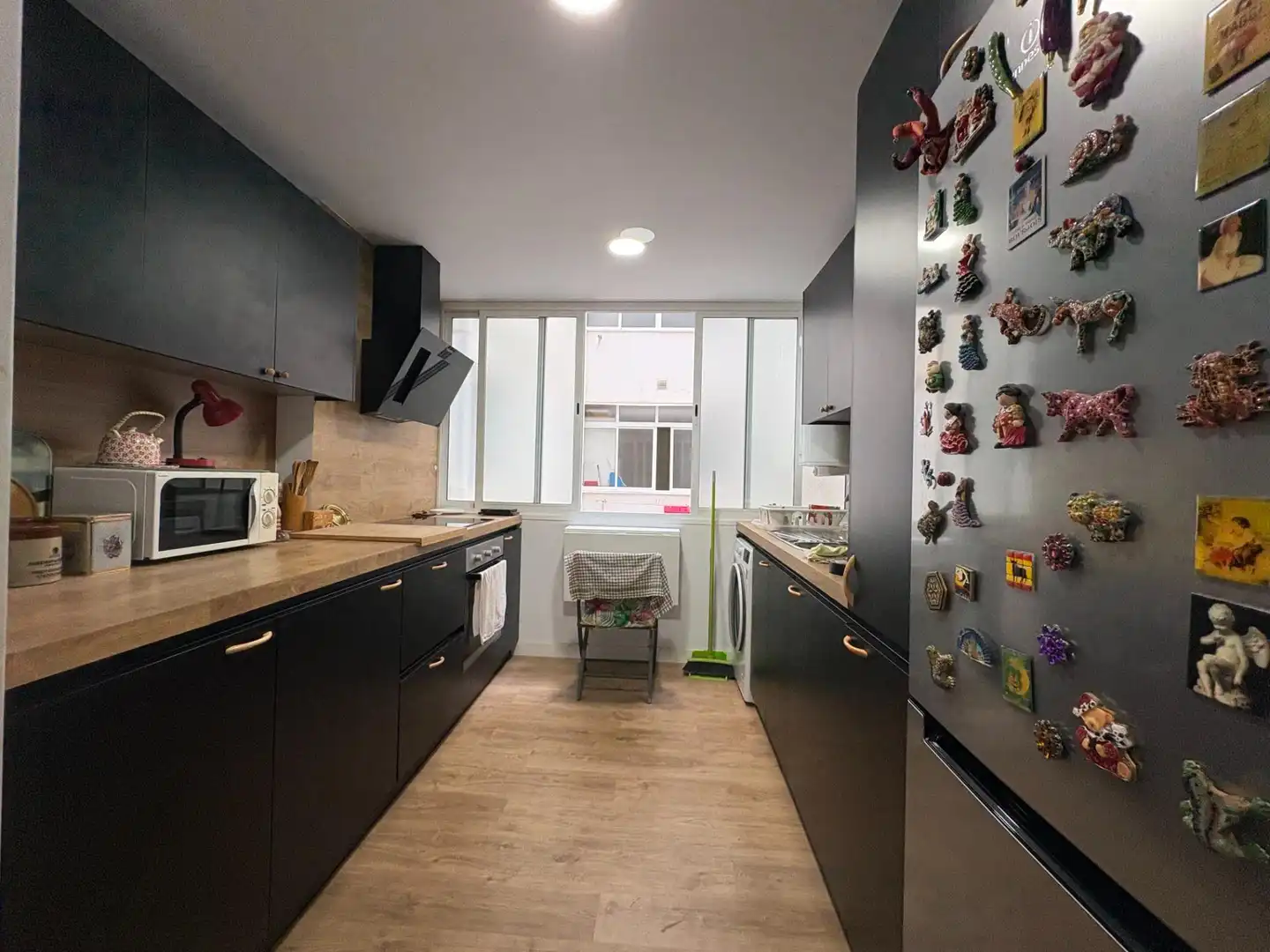 Kitchen of Flat for sale in Málaga  with Air Conditioner, Terrace and Furnished