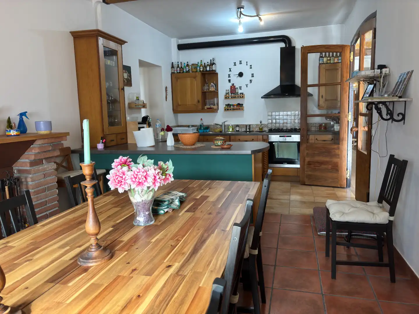 Cuina de Casa o xalet en venda en Benissanet amb Aire condicionat, Jardí privat i Terrassa