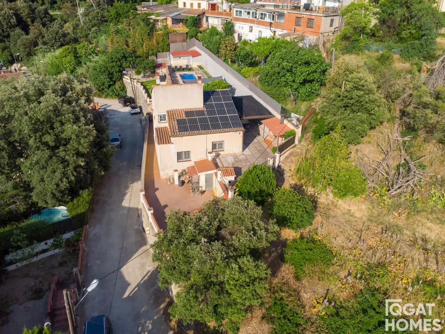Vista exterior de Casa o xalet en venda en Sant Cugat del Vallès amb Aire condicionat, Calefacció i Terrassa
