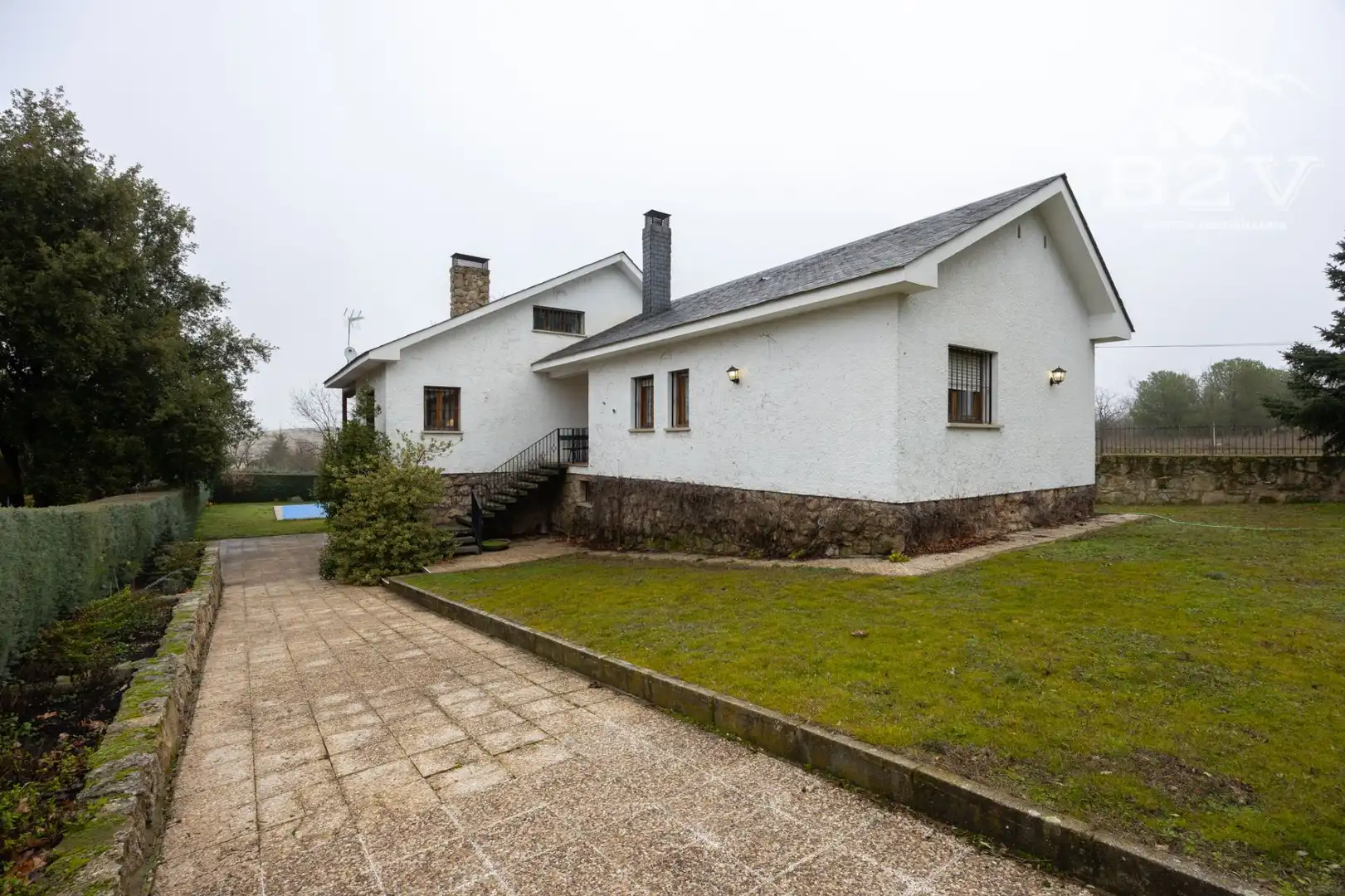 Vista exterior de Casa o xalet en venda en Soto del Real amb Calefacció, Jardí privat i Terrassa