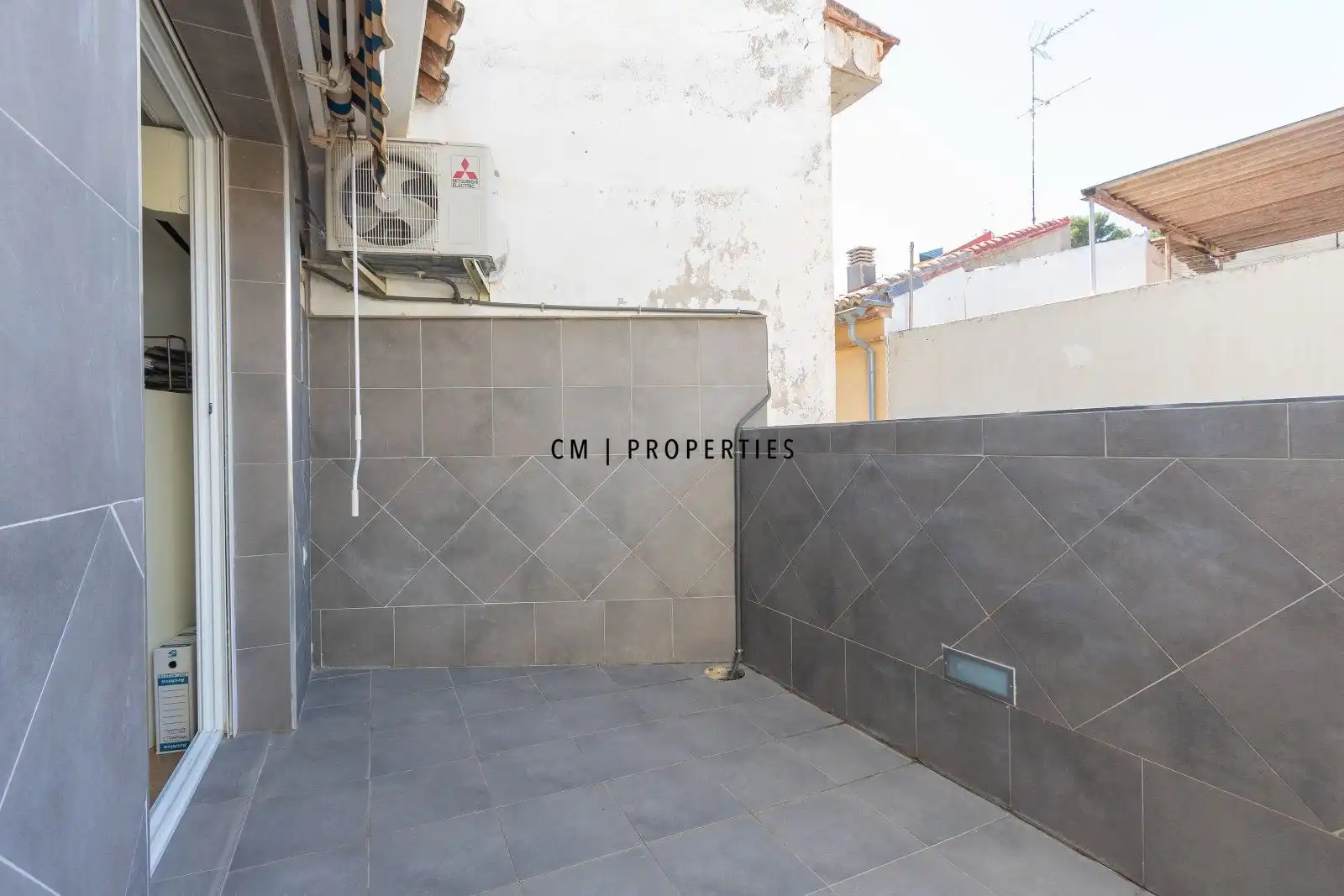 Terraza de Piso de alquiler en Sagunto / Sagunt con Calefacción, Horno y Lavadora
