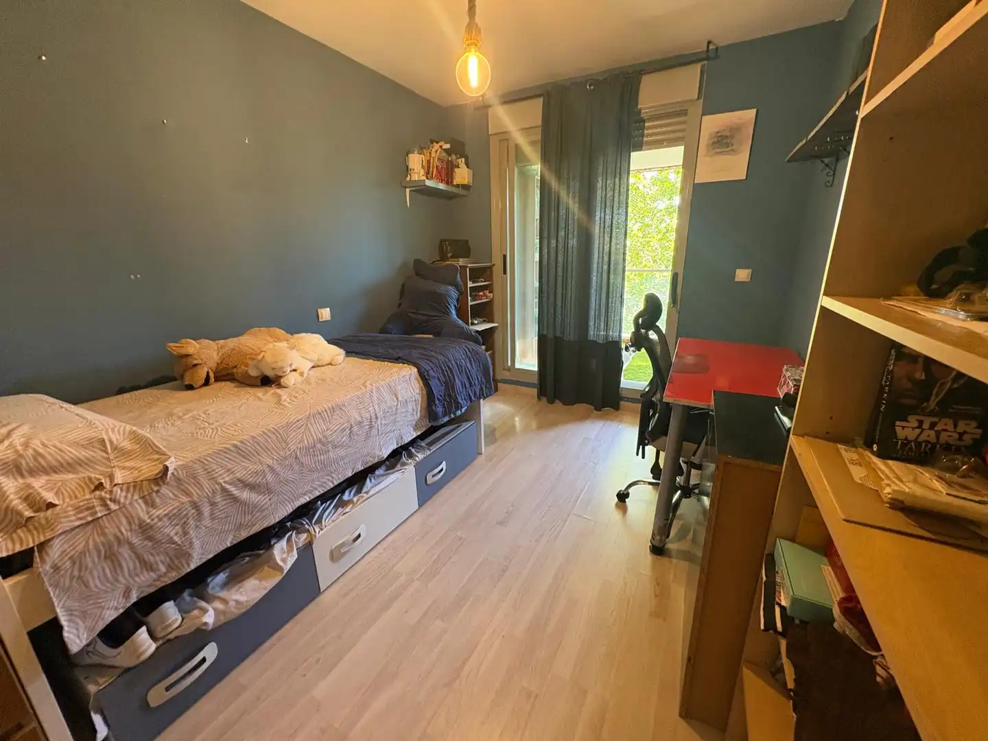 Schlafzimmer von Dachboden zum Verkauf in Yebes mit Klimaanlage, Heizung und Terrasse