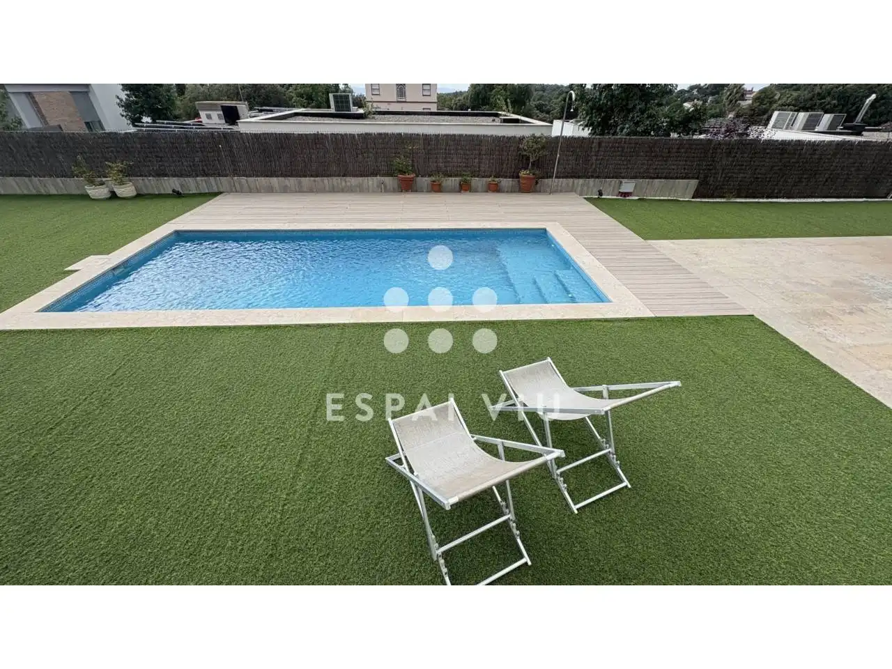 Piscina de Casa o xalet en venda en Matadepera amb Aire condicionat, Calefacció i Jardí privat