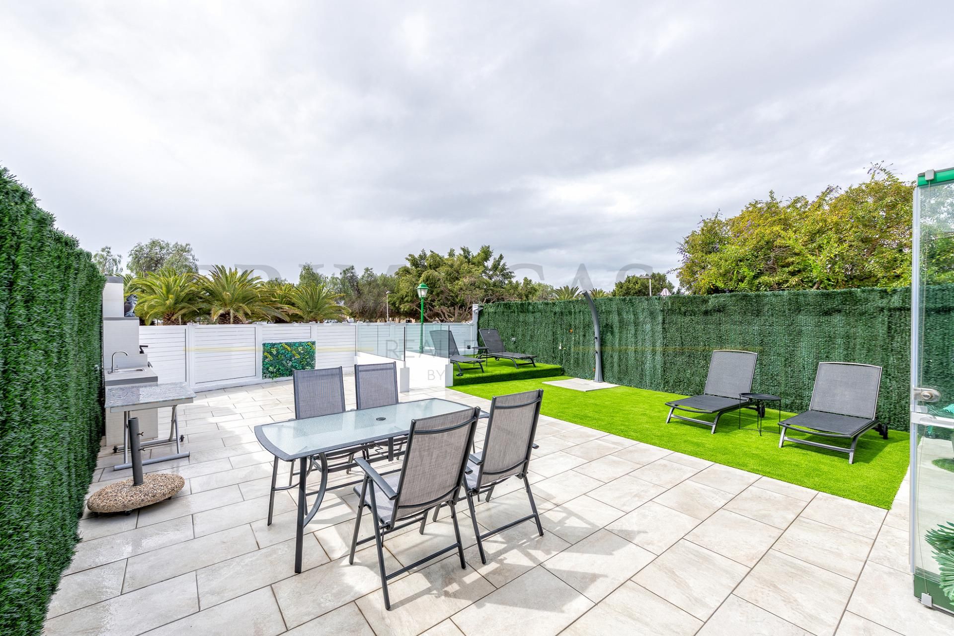 Terraza de Casa o chalet de alquiler en San Bartolomé de Tirajana con Jardín privado, Terraza y Amueblado