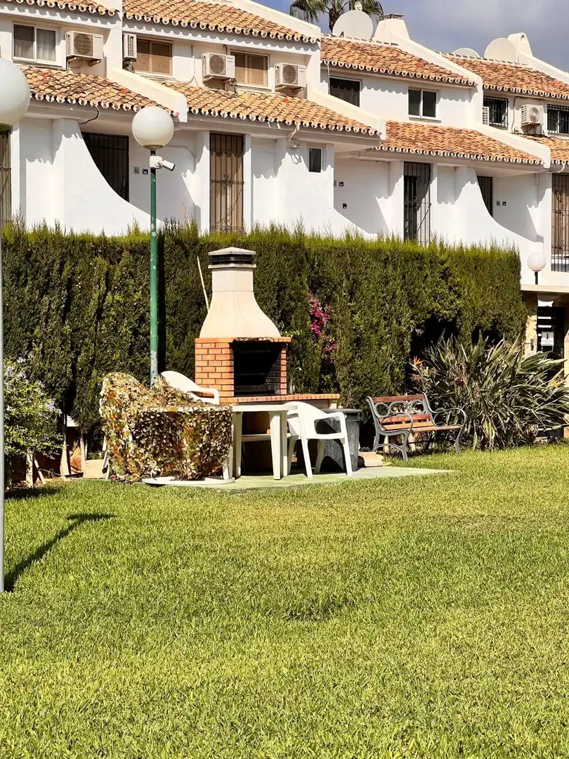 Garden of Attic for rent in Mijas  with Air Conditioner, Heating and Private garden