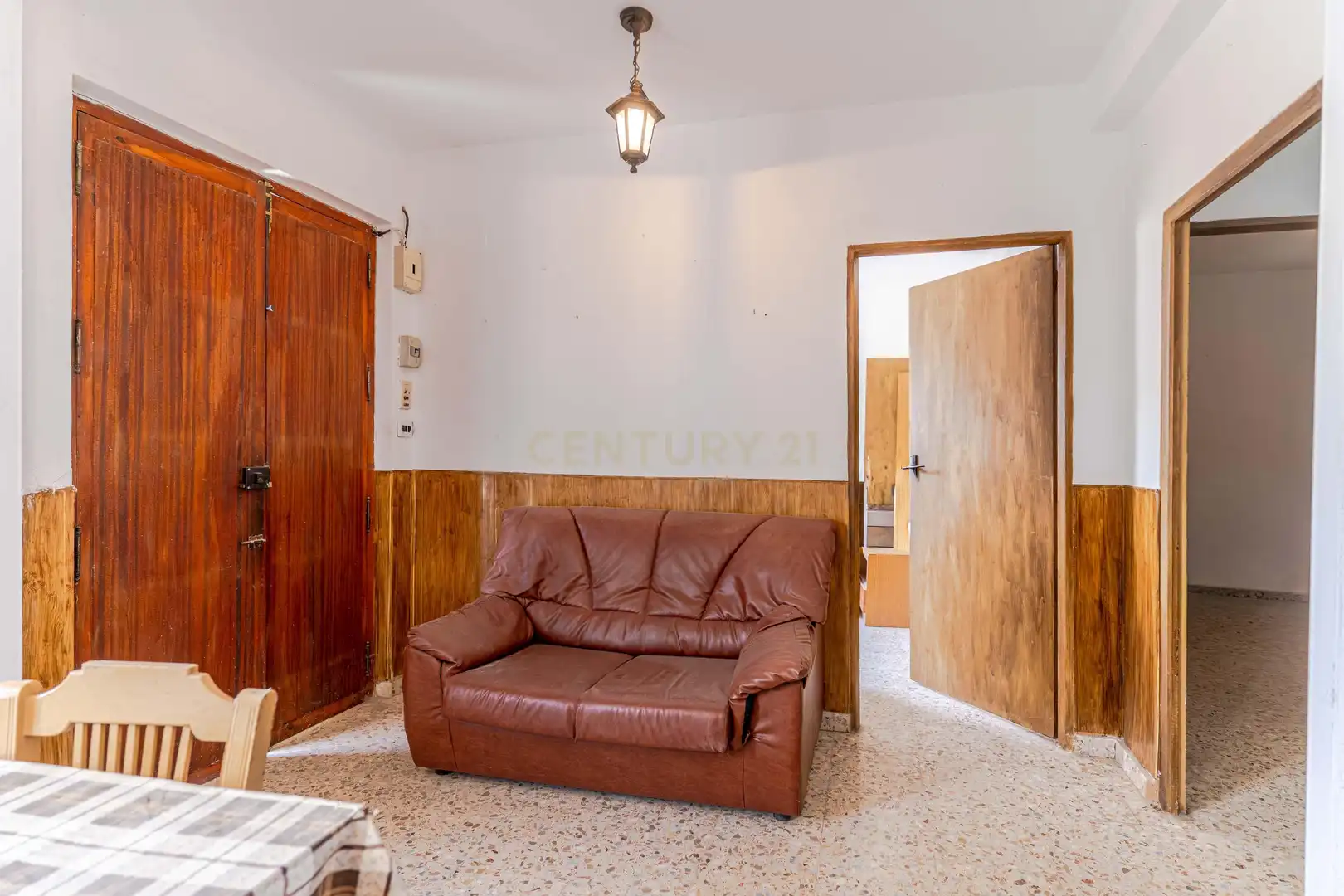 Sala d'estar de Casa o xalet en venda en El Pinar amb Balcó