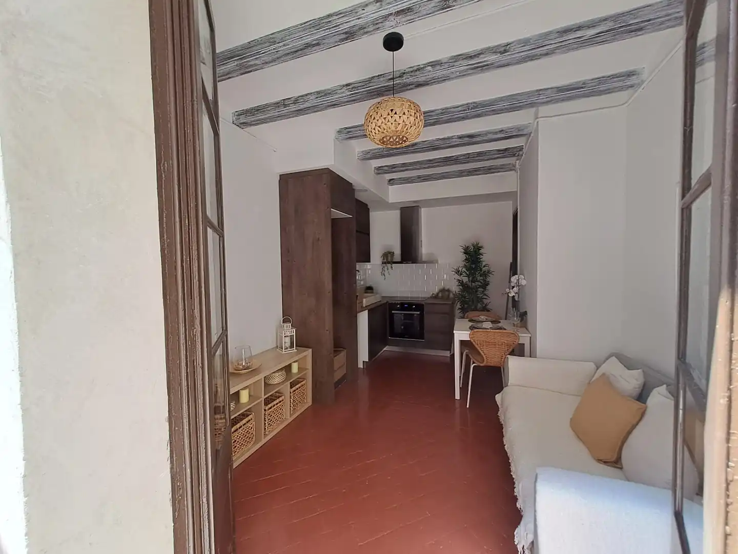 Cocina de Piso en venta en Barcelona con Horno y Balcón