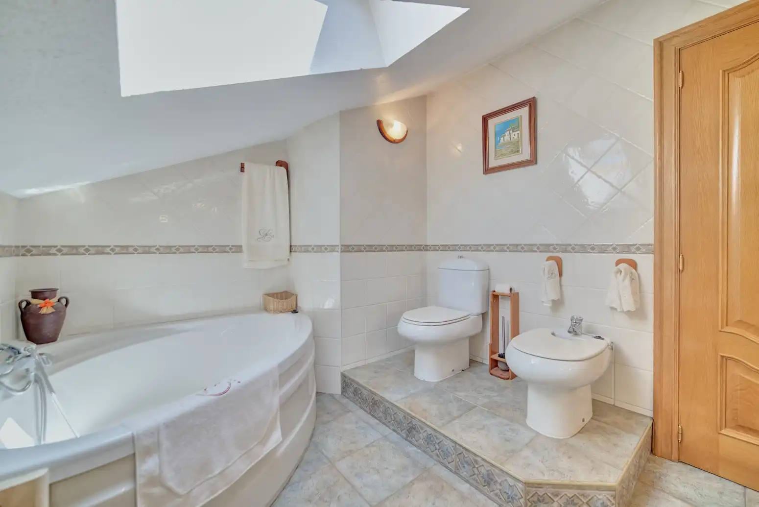 Baño de Casa adosada en venta en Ezcabarte con Calefacción, Jardín privado y Parquet