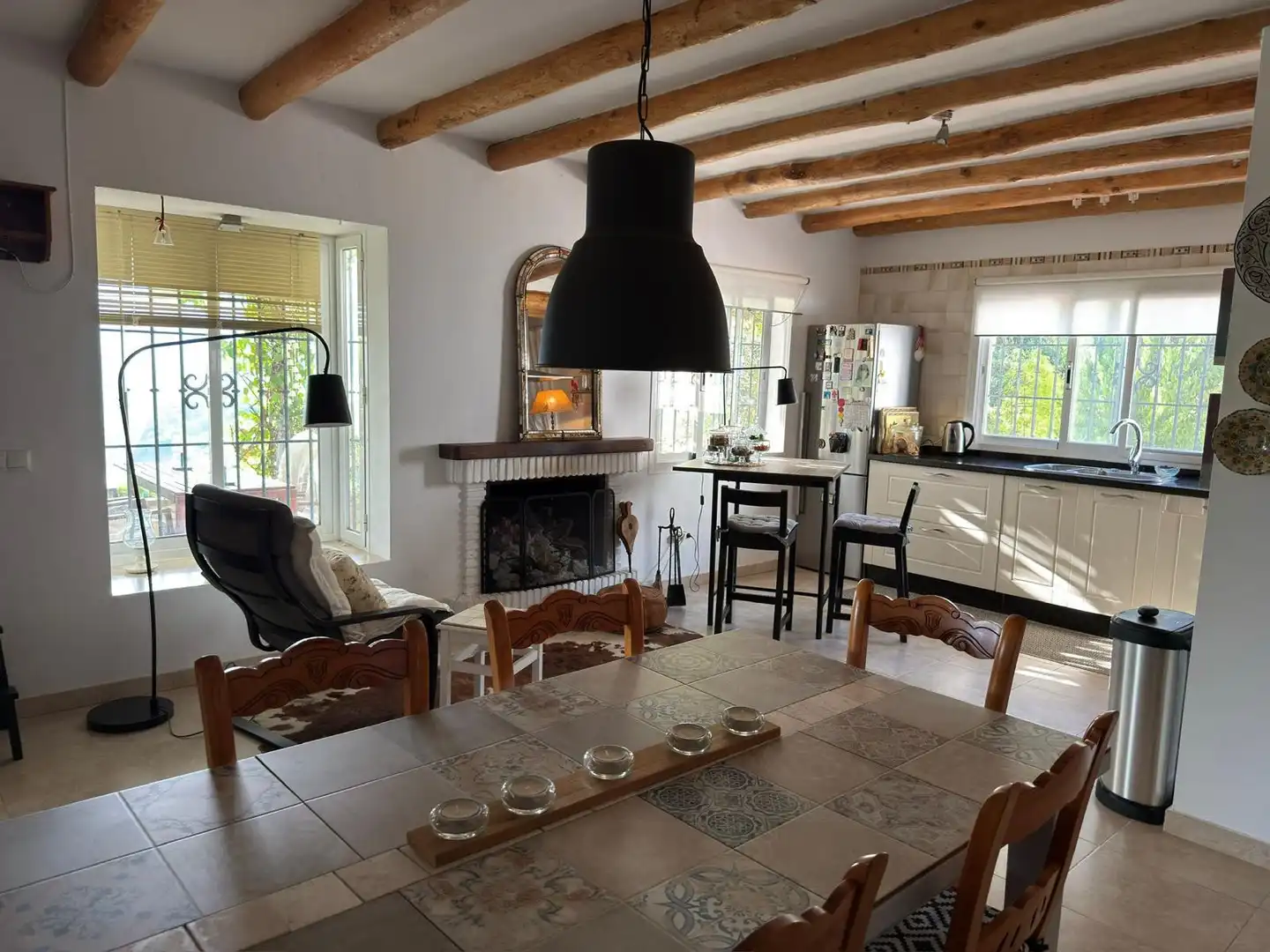 Menjador de Casa o xalet de lloguer en Genalguacil amb Terrassa