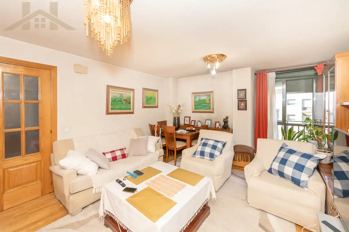 Living room of Flat for sale in Pinto  with Heating, Terrace and Balcony
