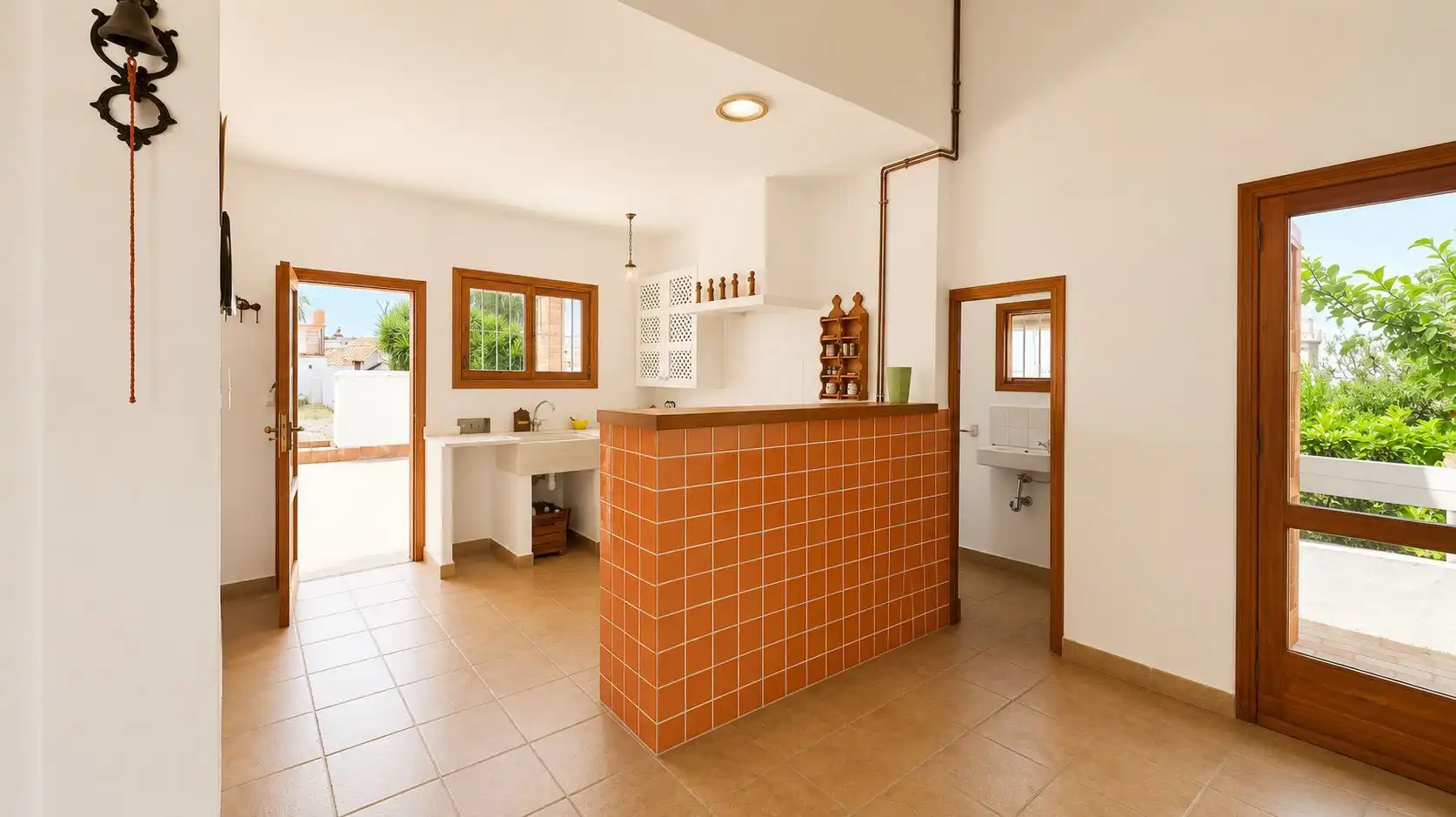 Cocina de Casa o chalet en venta en Oliva con Calefacción, Jardín privado y Terraza