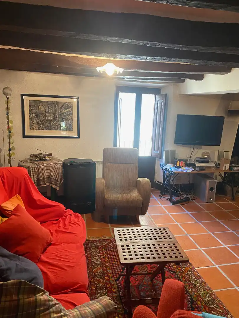 Sala de estar de Finca rústica en venta en Riudecanyes con Calefacción, Terraza y Amueblado