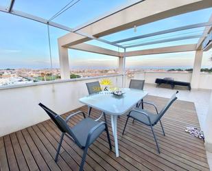 Terrace of Attic to rent in San Javier  with Air Conditioner, Terrace and Swimming Pool