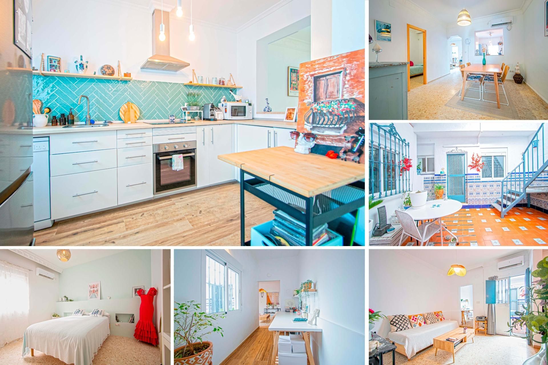 Cocina de Casa o chalet en venta en Villanueva del Ariscal con Aire acondicionado y Trastero