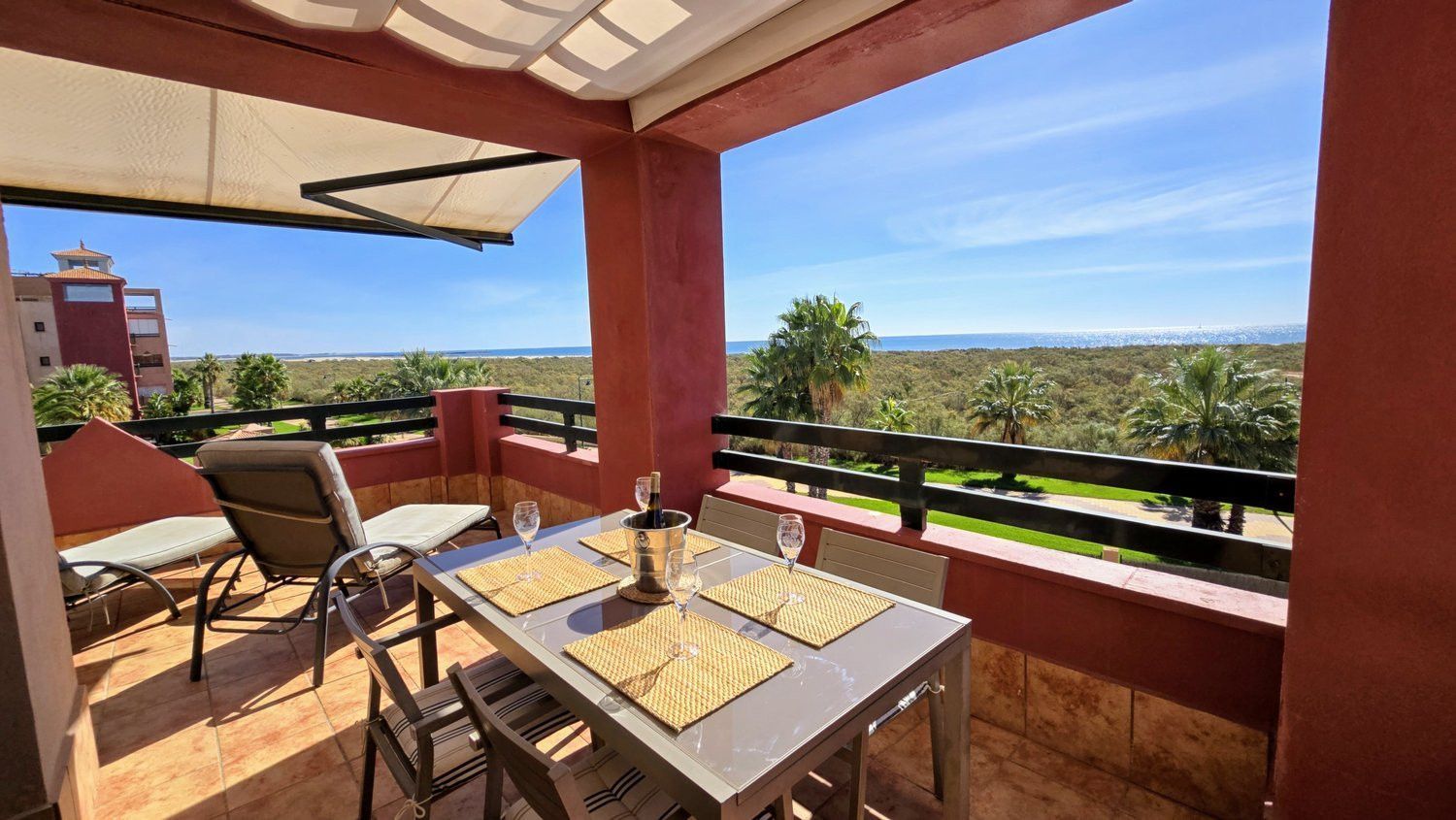 Terrace of Flat for sale in Ayamonte  with Air Conditioner, Private garden and Terrace