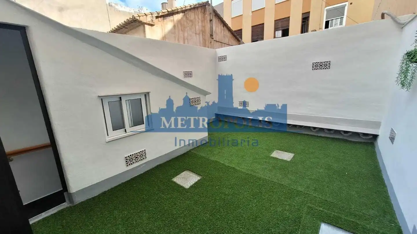 Terraza de Casa o chalet en venta en Burriana / Borriana con Aire acondicionado, Jardín privado y Terraza
