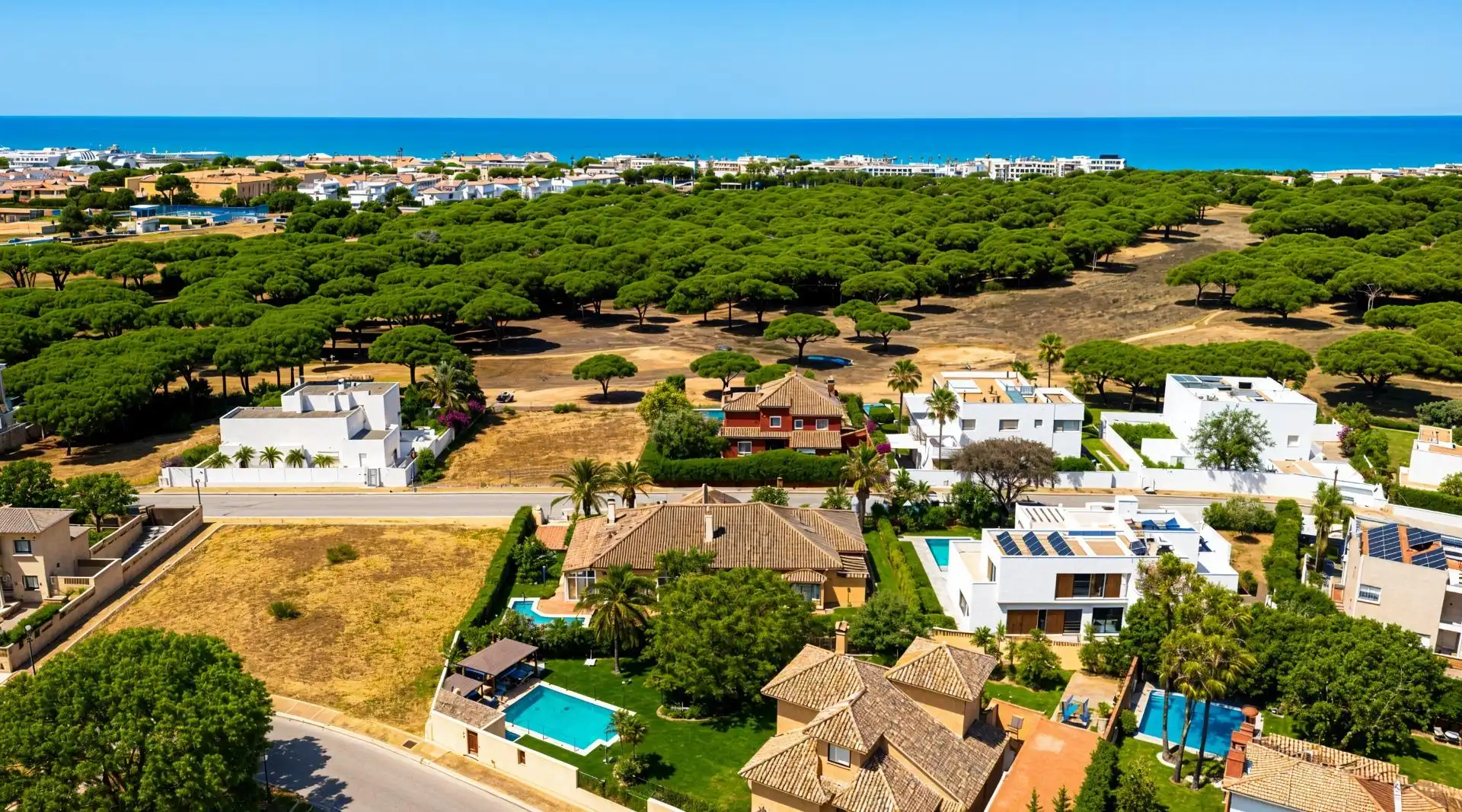 Vista exterior de Casa o xalet en venda en Chiclana de la Frontera amb Aire condicionat, Calefacció i Jardí privat