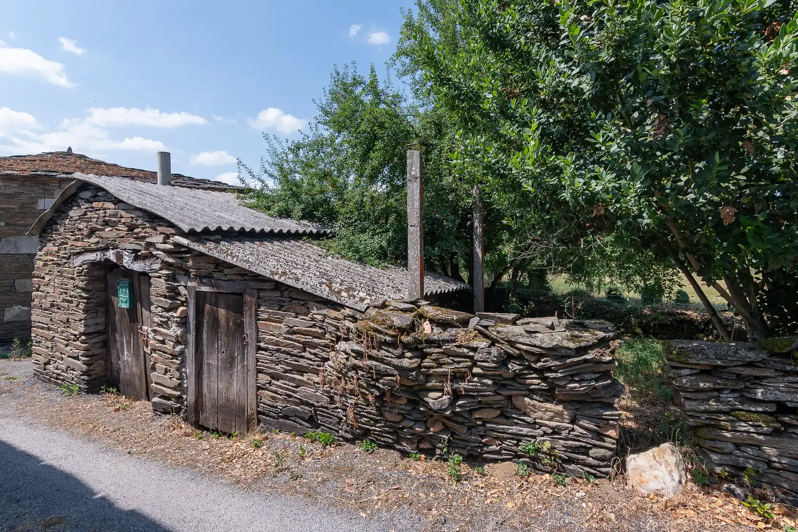 Vista exterior de Finca rústica en venta en Lugo con Amueblado
