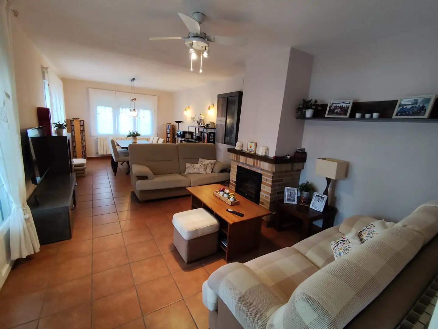 Sala de estar de Casa o chalet en venta en Maello con Calefacción y Amueblado