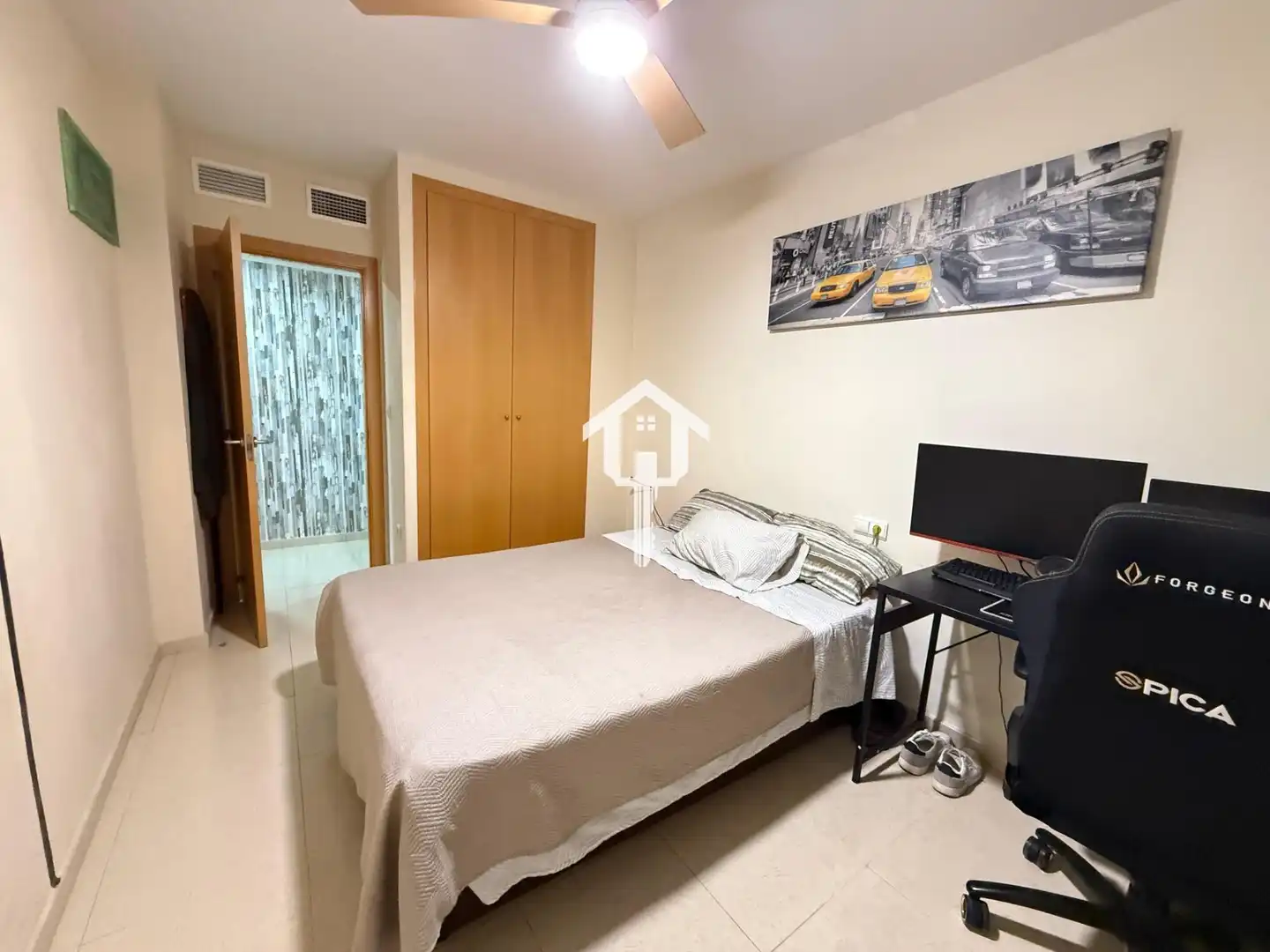 Bedroom of Flat for sale in San Vicente del Raspeig / Sant Vicent del Raspeig  with Air Conditioner, Private garden and Furnished