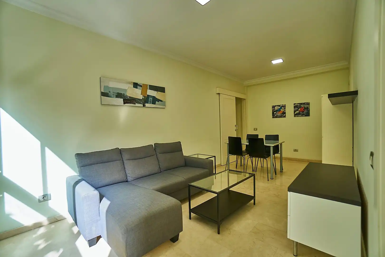Sala de estar de Piso en venta en Las Palmas de Gran Canaria