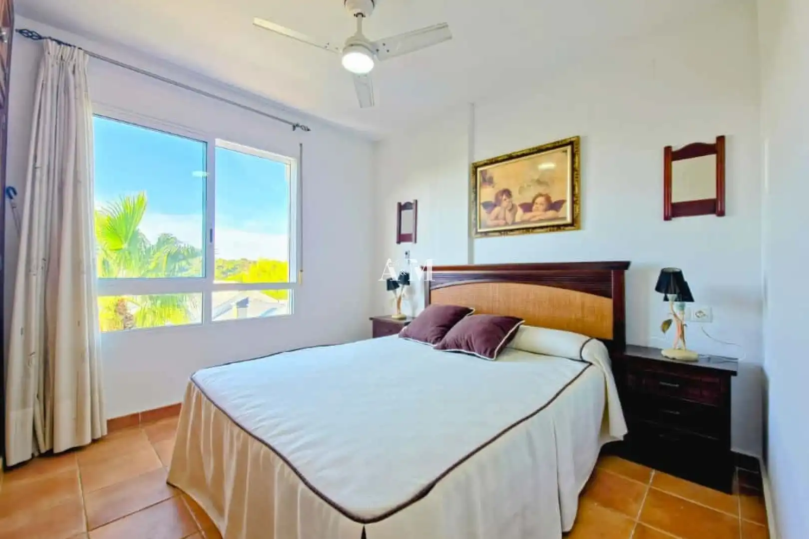 Schlafzimmer von Dachboden zur Miete in Orihuela mit Klimaanlage, Heizung und Terrasse