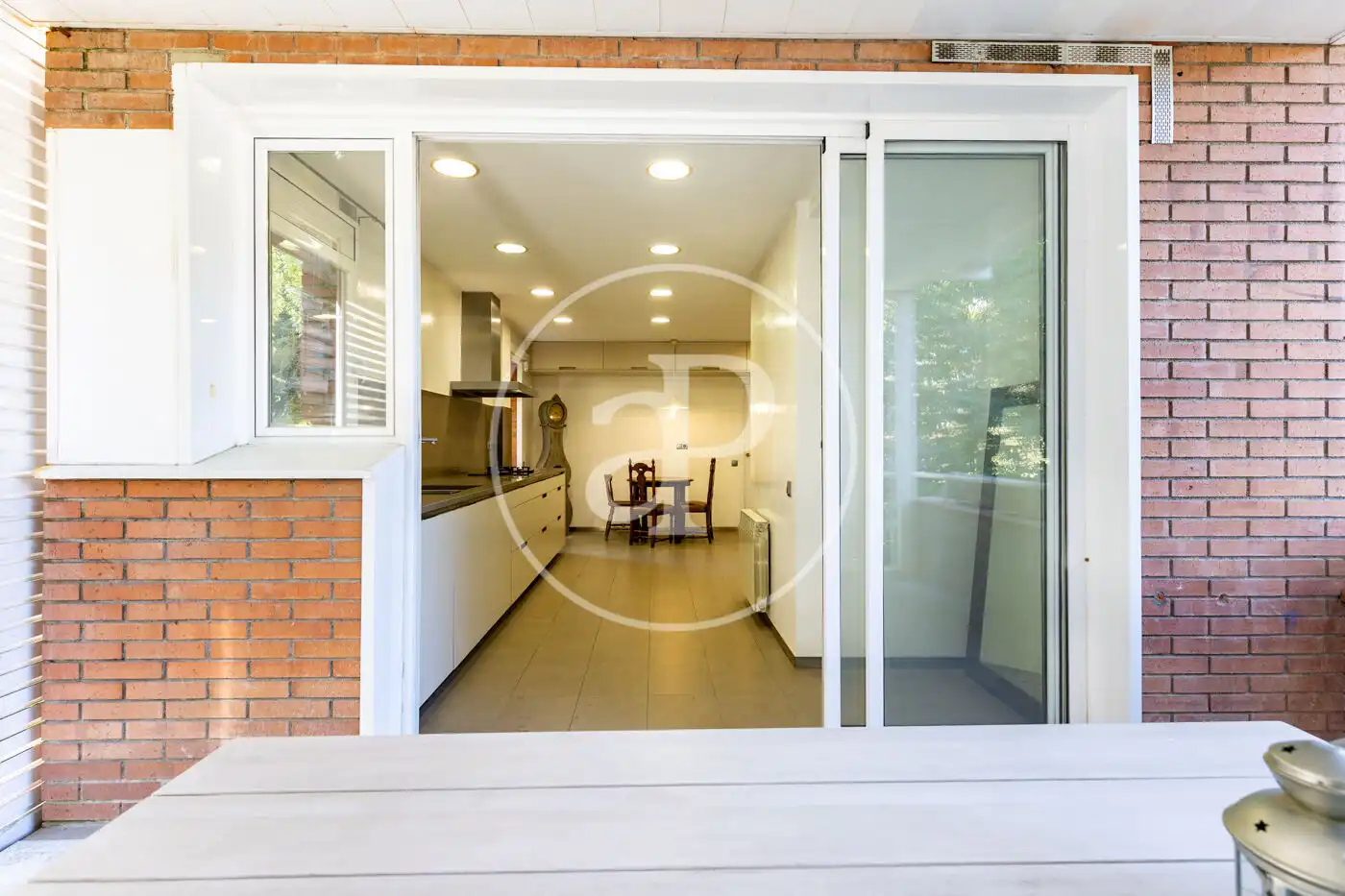 Balcony of Detached homes for sale in Sant Cugat del Vallès  with Air Conditioner, Heating and Private garden