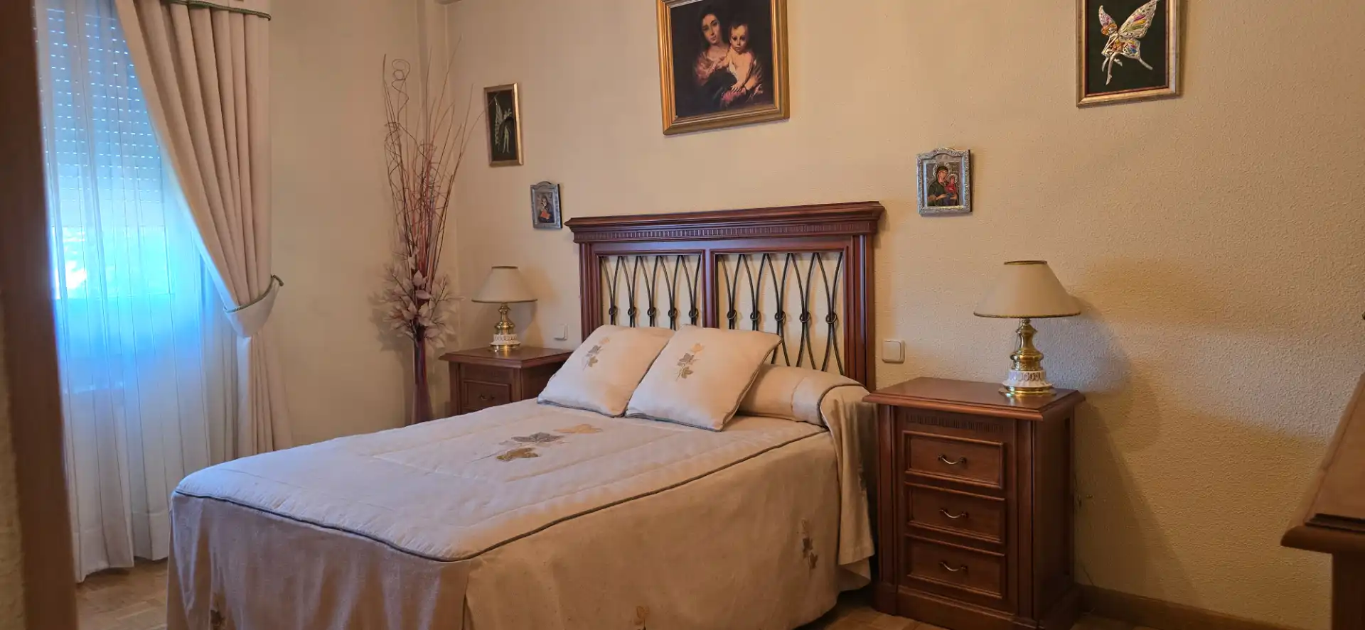Bedroom of Flat for sale in Madrid  with Heating, Private garden and Terrace