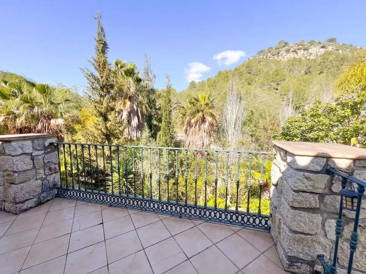 Terrace of Country homes for sale in Llíber  with Air Conditioner, Heating and Private garden