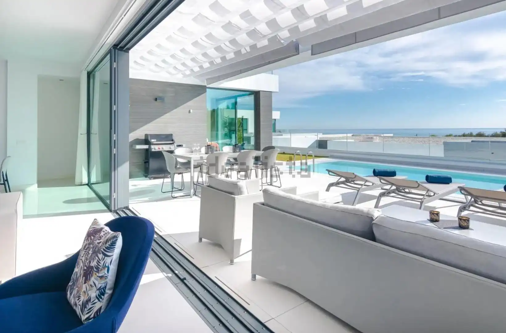 Terrassa de Casa o xalet en venda en Marbella amb Aire condicionat, Jardí privat i Terrassa