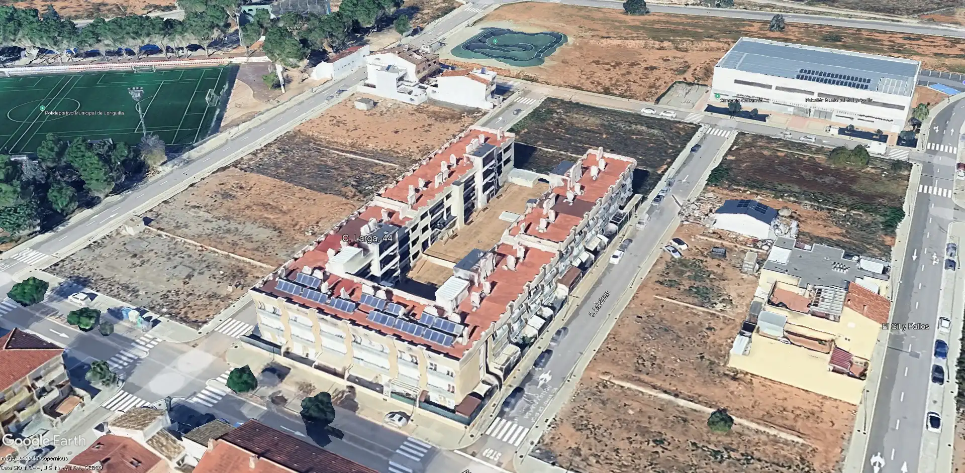 Vista exterior de Piso de alquiler en Loriguilla con Aire acondicionado, Parquet y Trastero