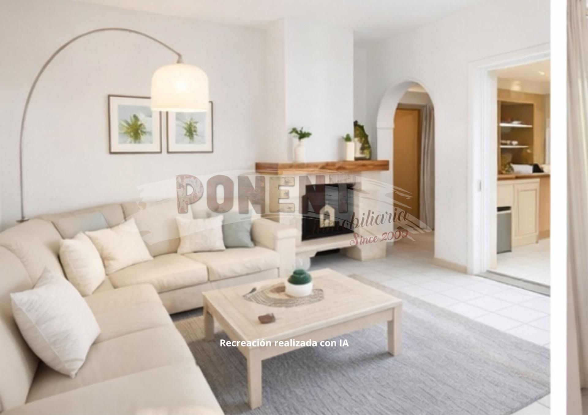 Sala d'estar de Casa o xalet en venda en Santa Eulària des Riu amb Aire condicionat, Jardí privat i Terrassa