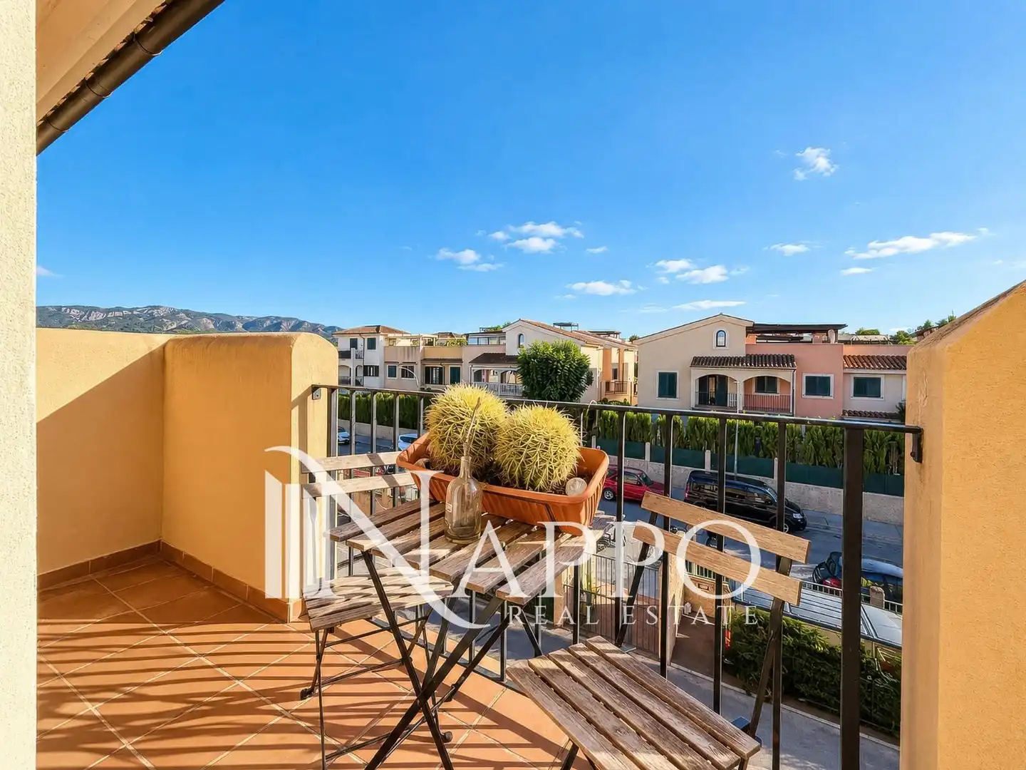 Terrasse von Dachboden zum Verkauf in Marratxí mit Klimaanlage, Terrasse und Schwimmbad