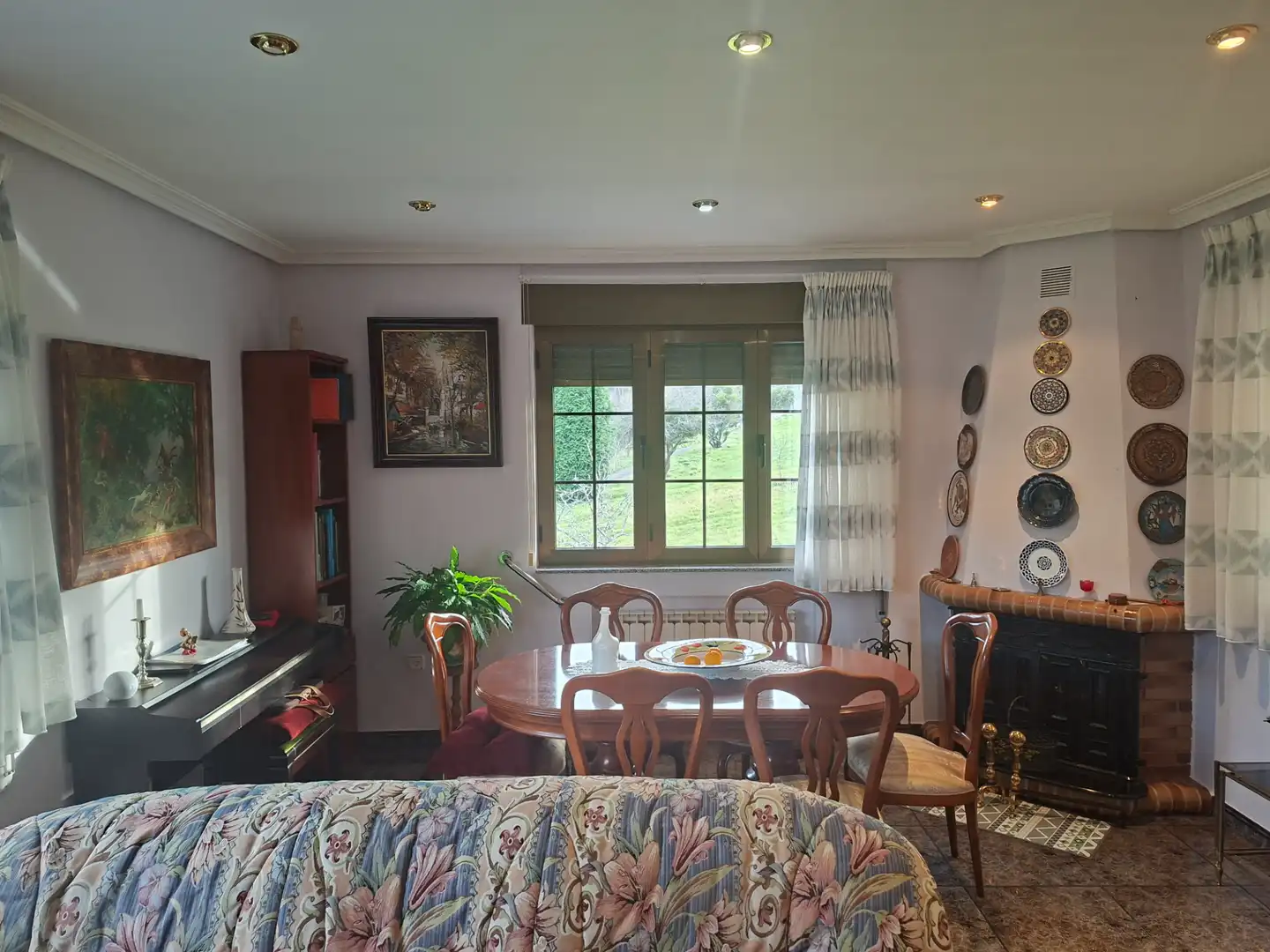 Dining room of Houses for sale in Soto del Barco  with Heating, Private garden and Parquet flooring
