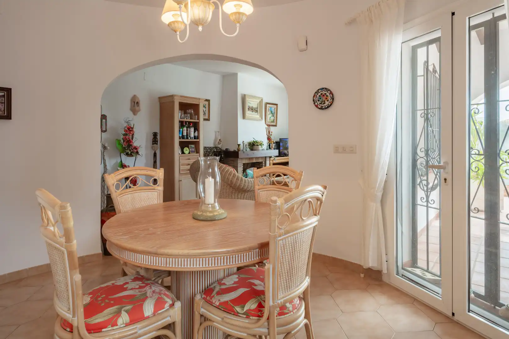 Comedor de Casa o chalet en venta en Jávea / Xàbia con Jardín privado, Terraza y Piscina