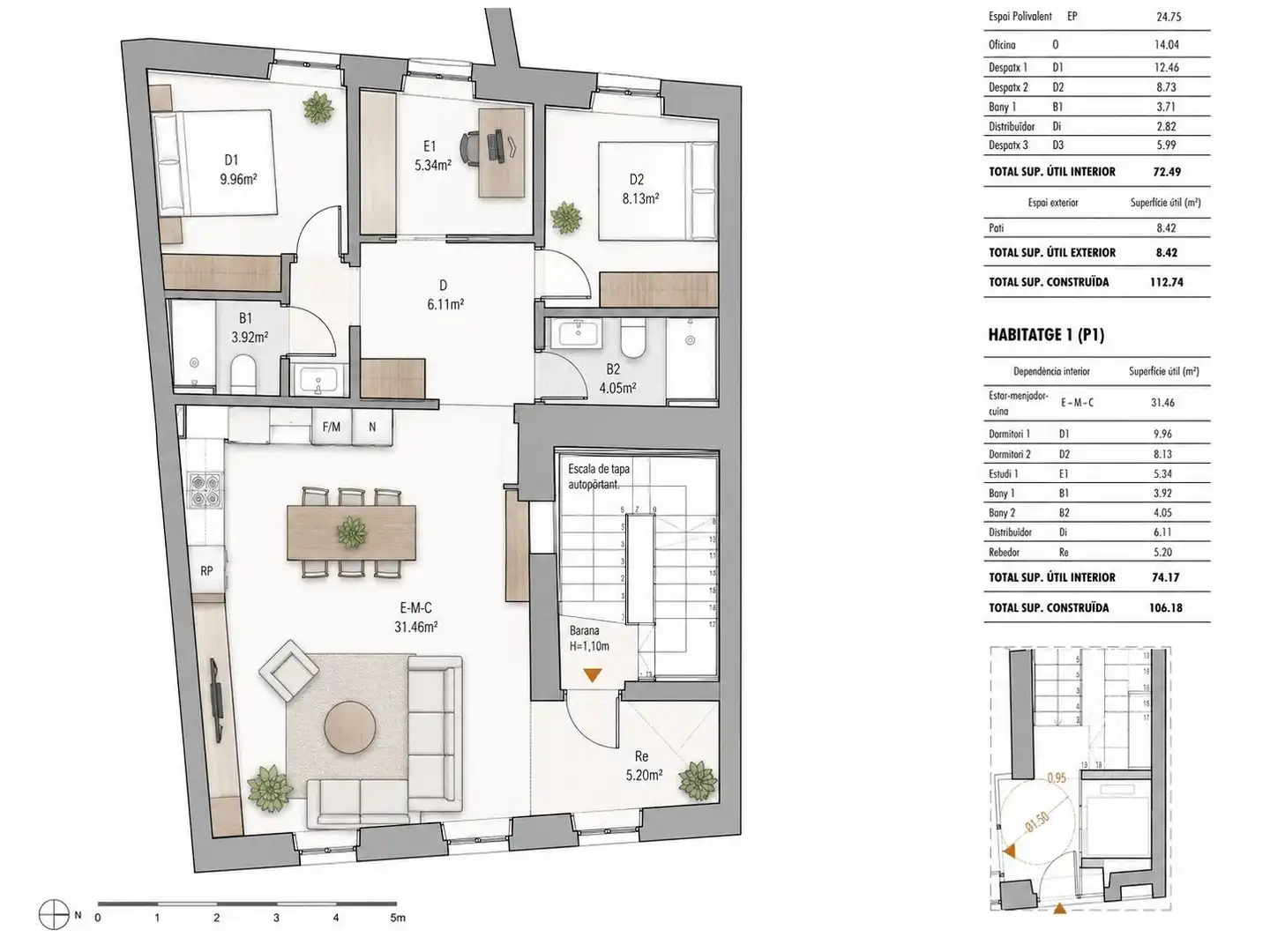 Wohnung zum Verkauf in Poble, imagen 2