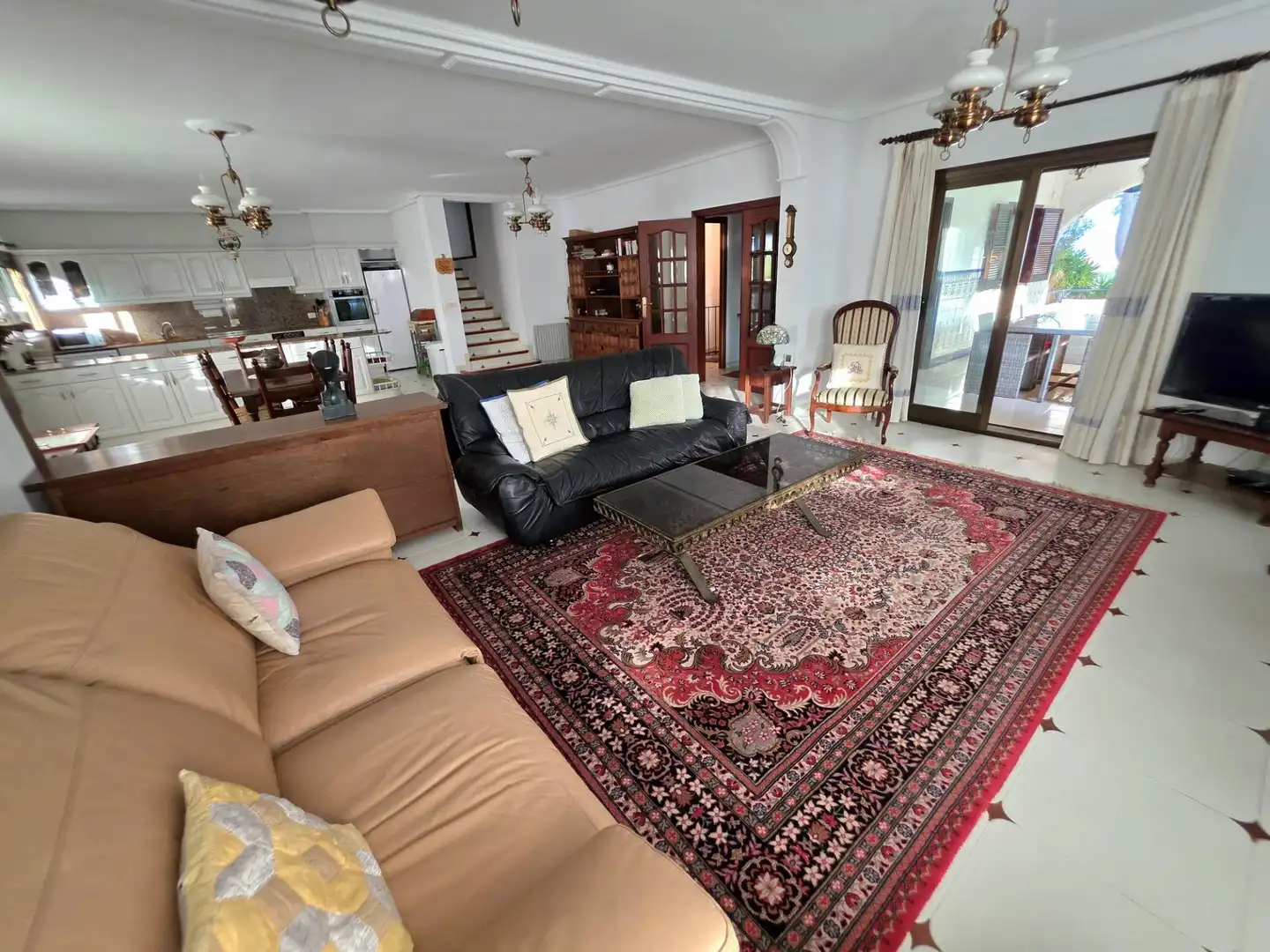 Living room of Houses for sale in Benicasim / Benicàssim  with Heating, Private garden and Terrace