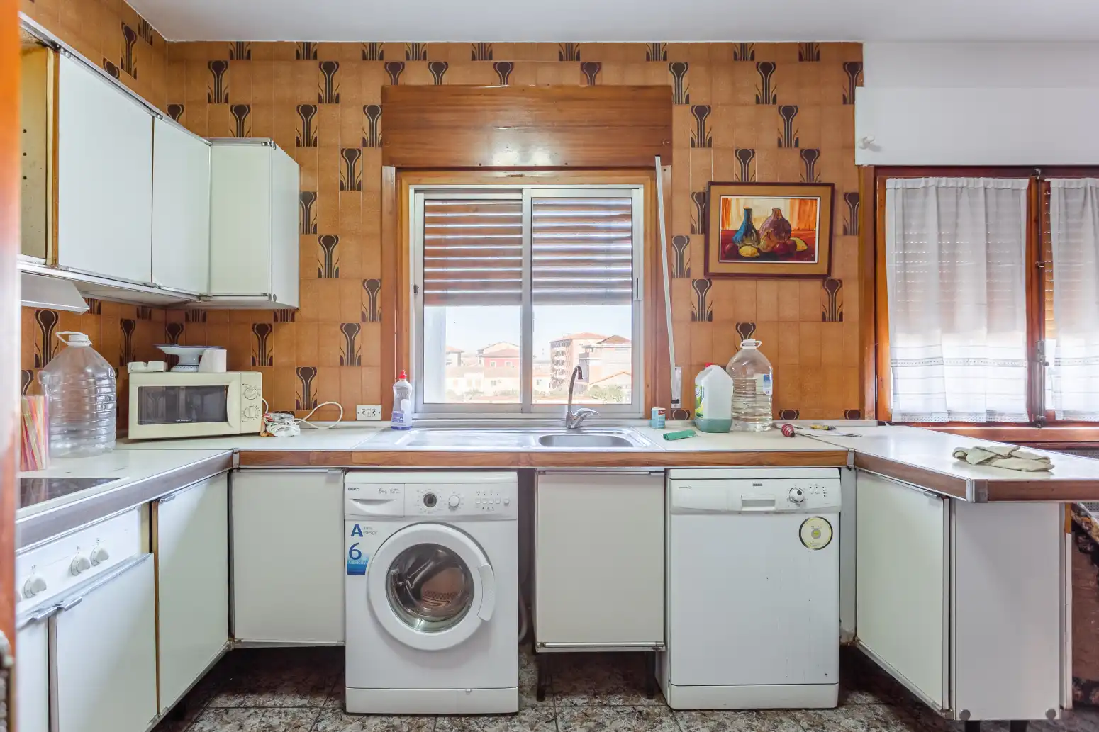 Cocina de Casa o chalet en venta en Castejón (Navarra) con Calefacción, Parquet y Terraza