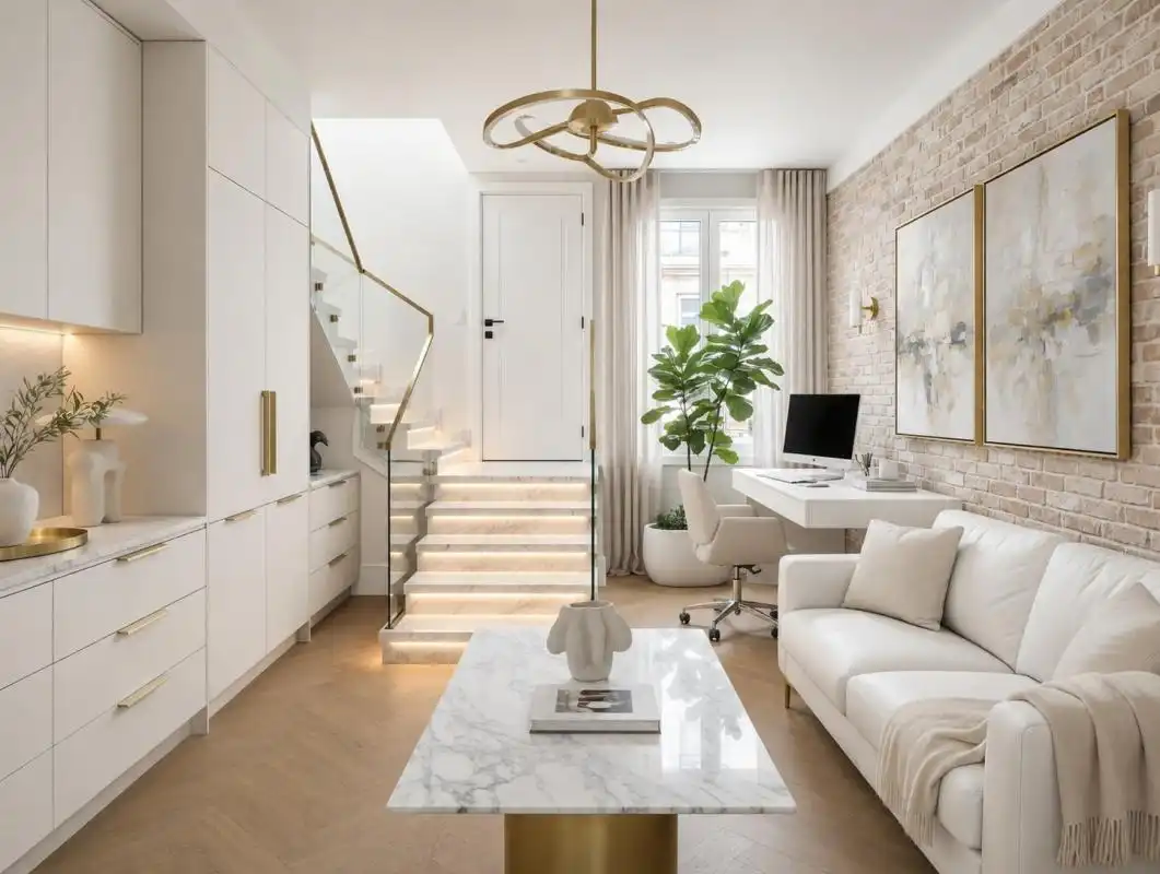 Sala d'estar de Dúplex en venda en Barcelona amb Aire condicionat, Calefacció i Terrassa