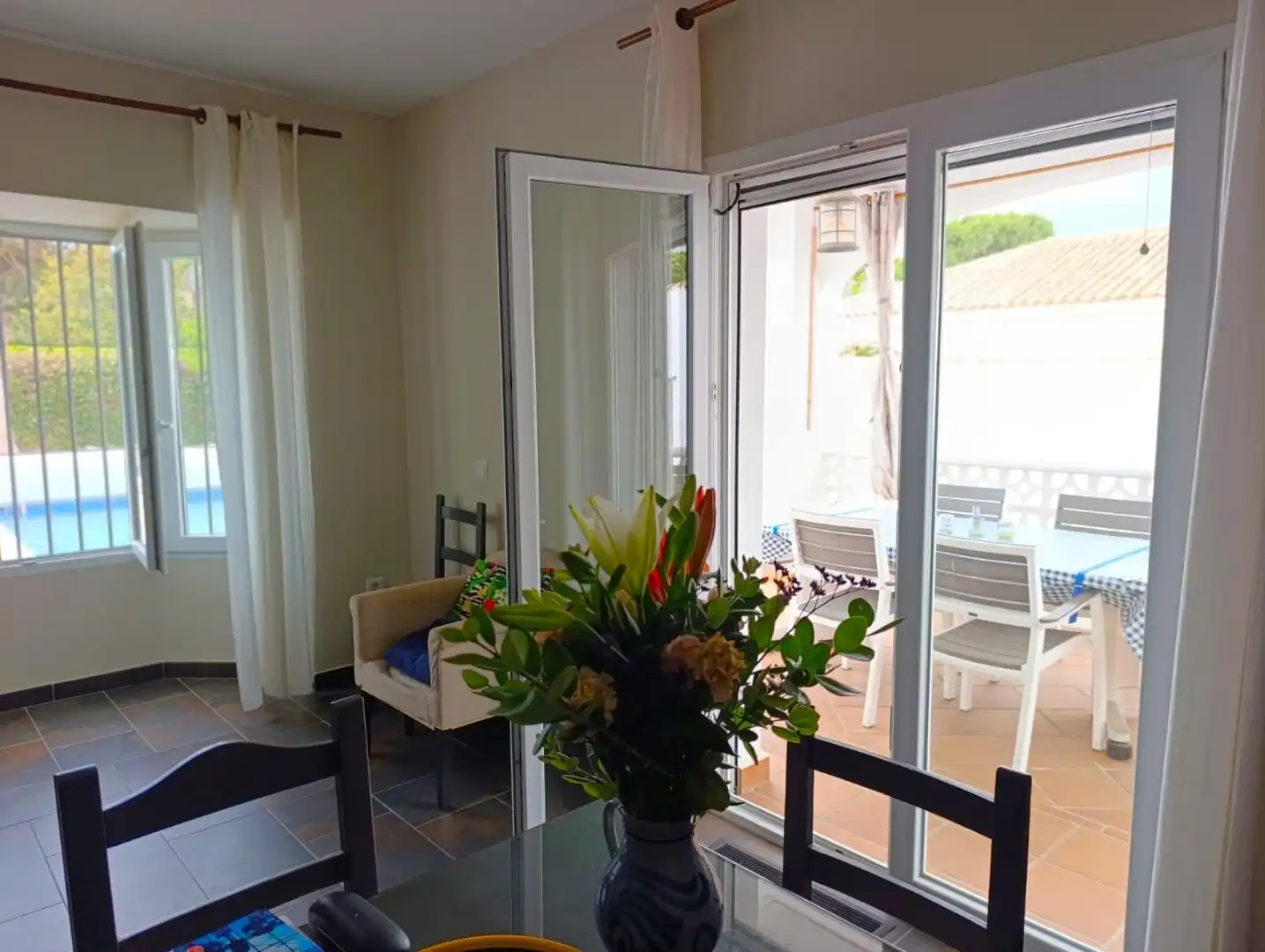 Dining room of Houses for sale in Chiclana de la Frontera  with Air Conditioner, Private garden and Storage room