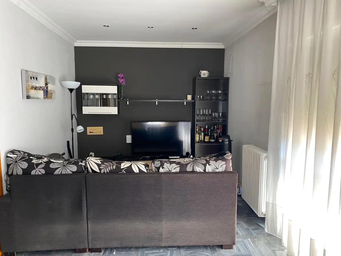 Sala de estar de Casa adosada en venta en Manresa con Calefacción