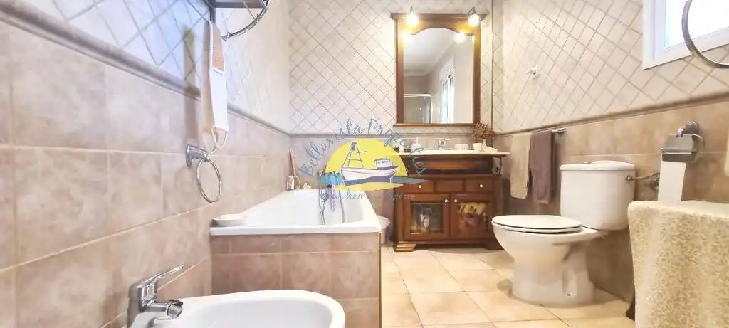 Baño de Casa o chalet en venta en Mazarrón con Aire acondicionado, Calefacción y Jardín privado
