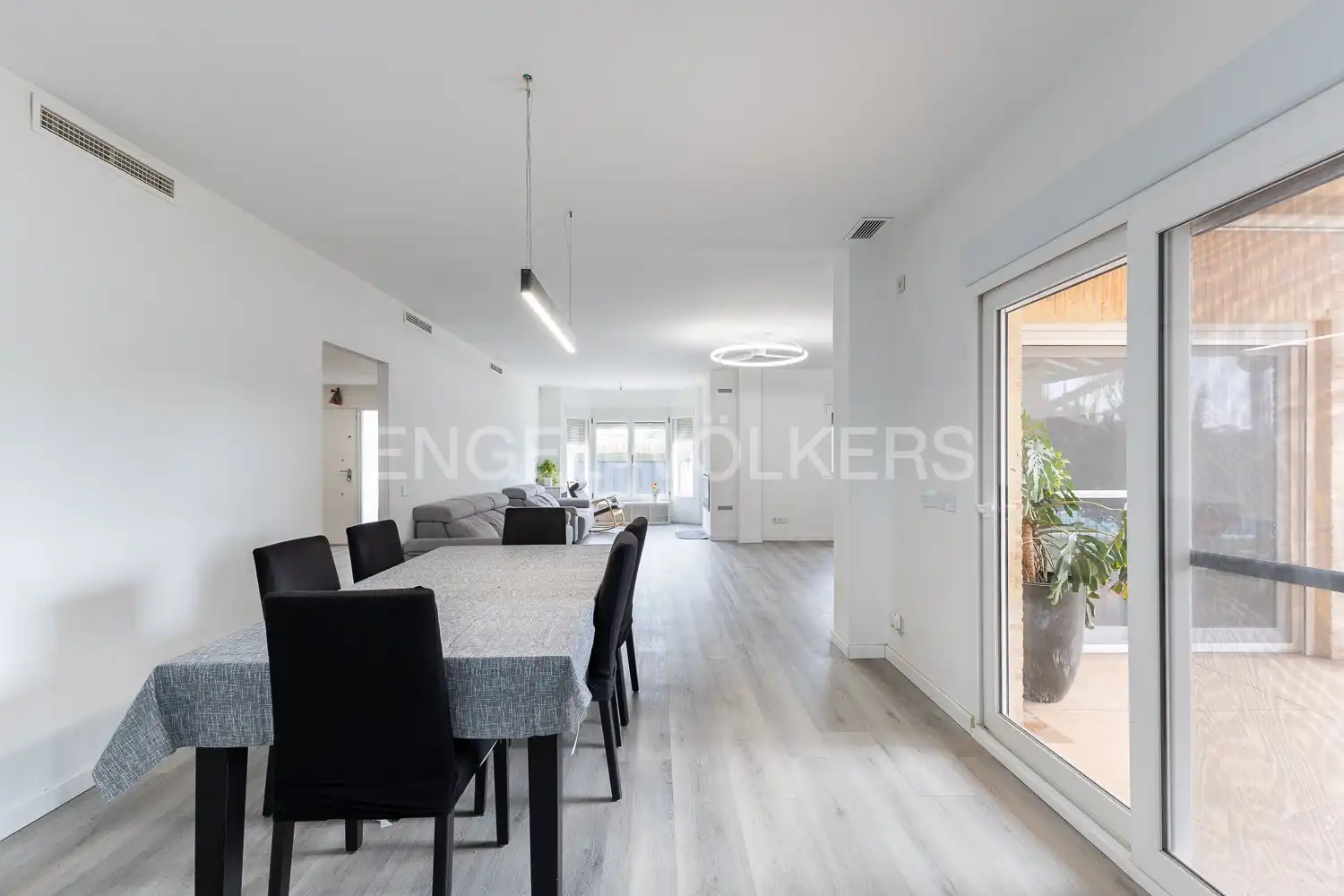 Dining room of Houses for sale in L'Eliana  with Air Conditioner, Heating and Private garden